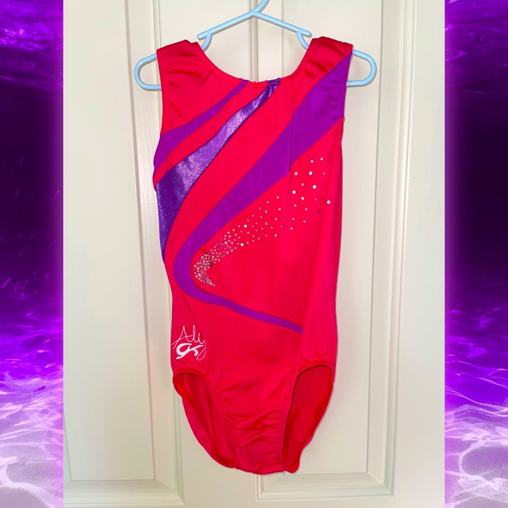 GK Elite Aly Raisman gymnastic leotard AS
